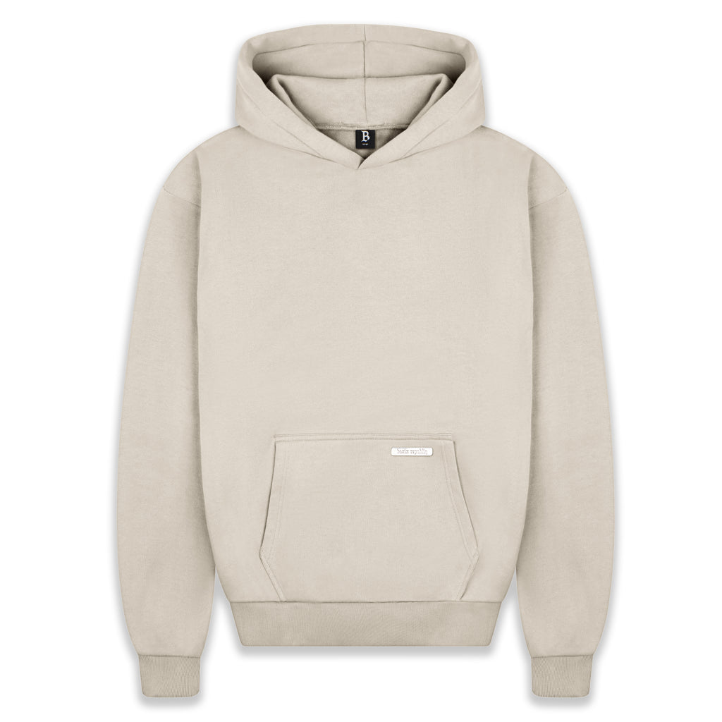 SUPER HEAVY BLANK HOODIE COCONUT MILK