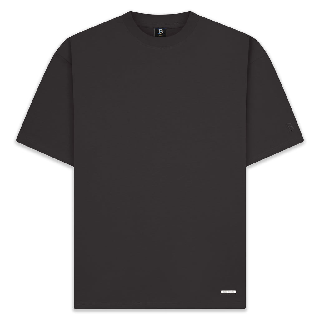 SUPER HEAVY BLANK T-SHIRT WASHED BLACK