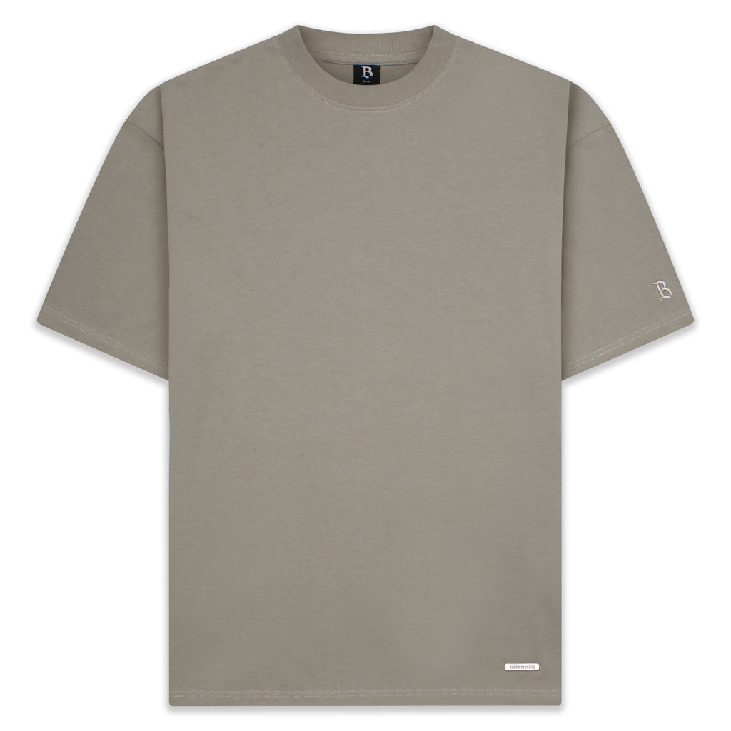 SUPER HEAVY BLANK T-SHIRT STONE