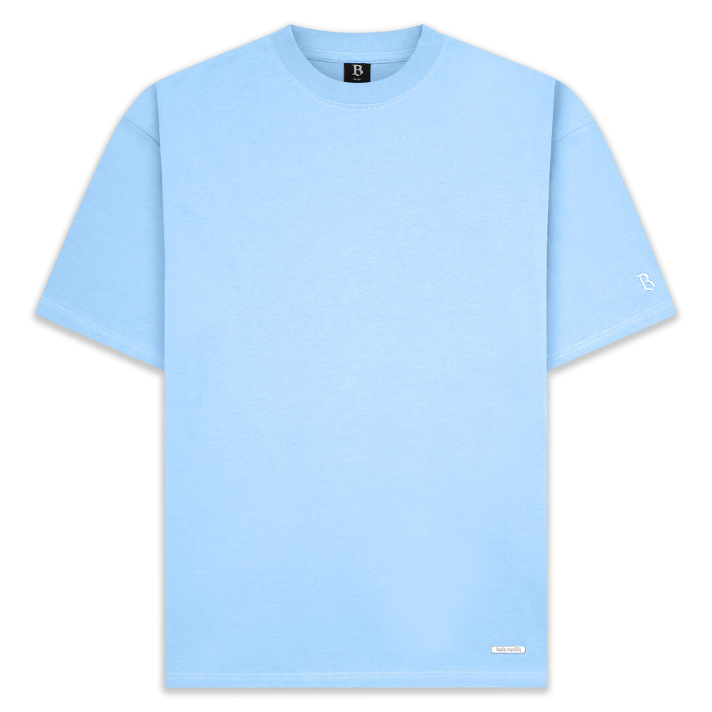 SUPER HEAVY BLANK T-SHIRT BABY BLUE