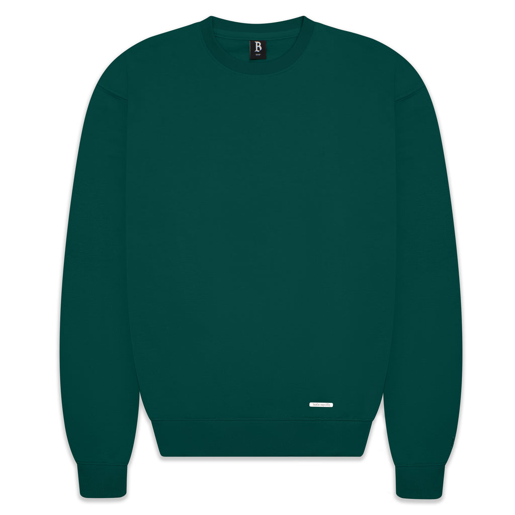 SUPER HEAVY BLANK SWEATER GREEN