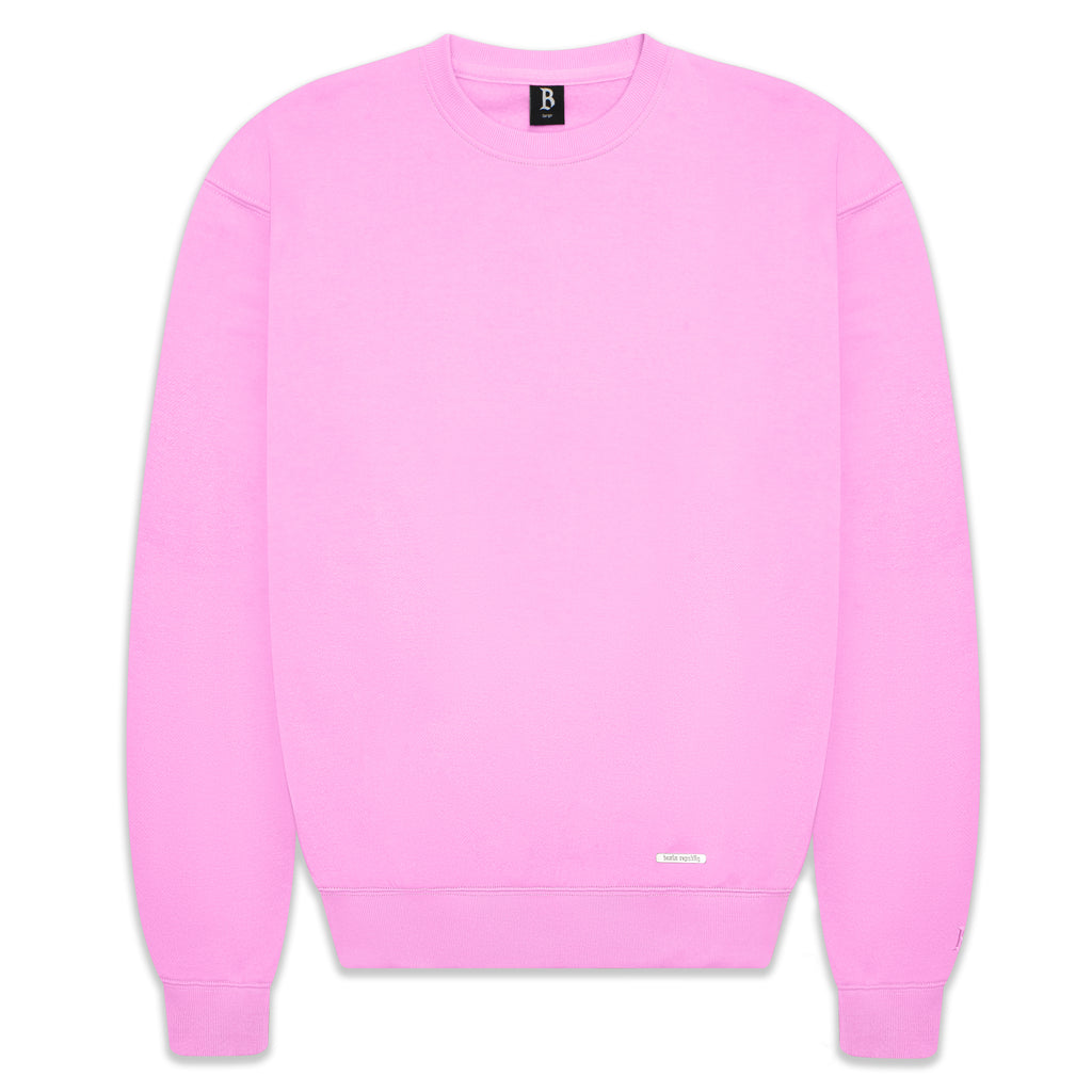 SUPER HEAVY BLANK SWEATER PINK