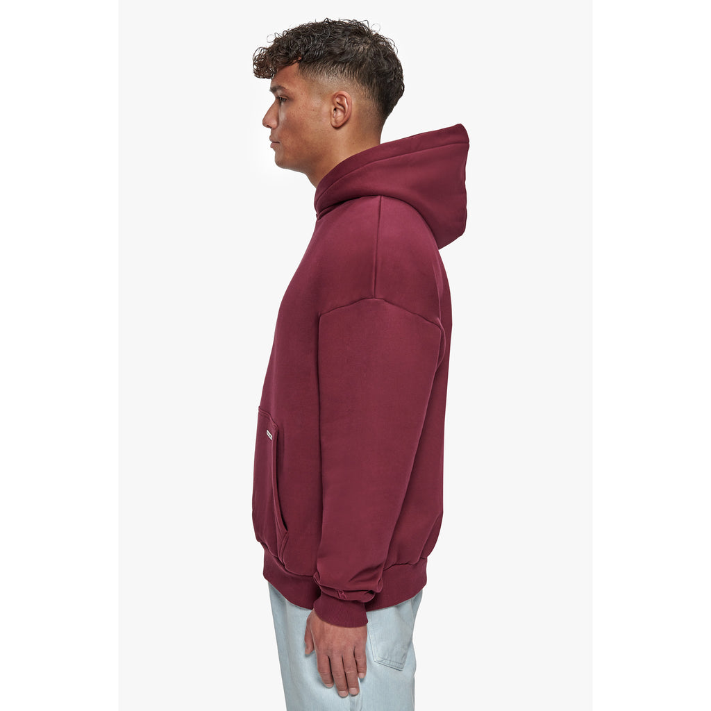 SUPER HEAVY BLANK HOODIE BURGUNDY