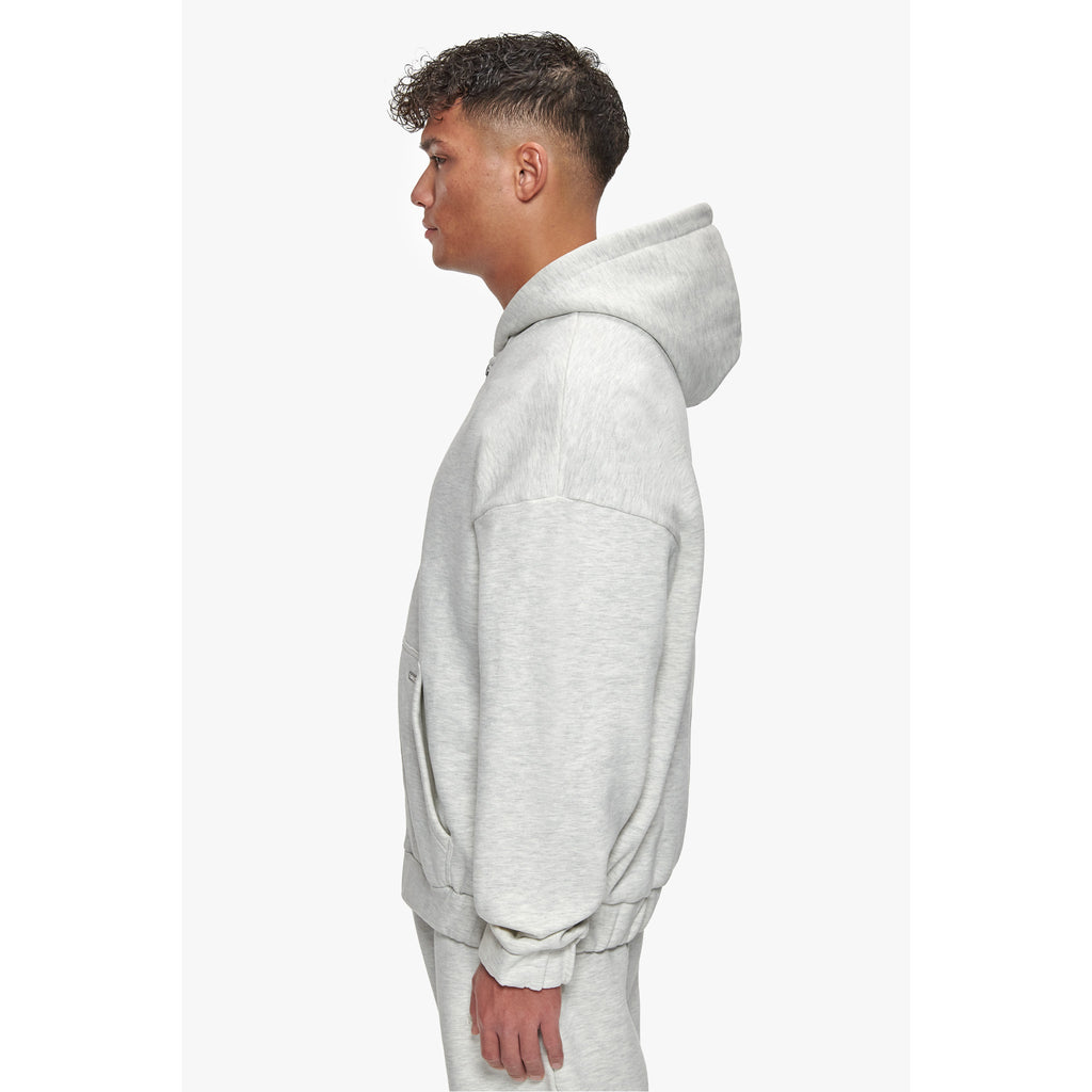 SUPER HEAVY BLANK ZIP-HOODIE OAT