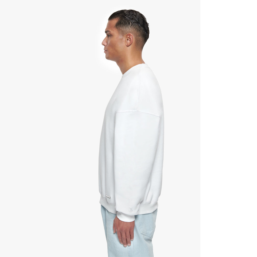 SUPER HEAVY BLANK SWEATER WHITE