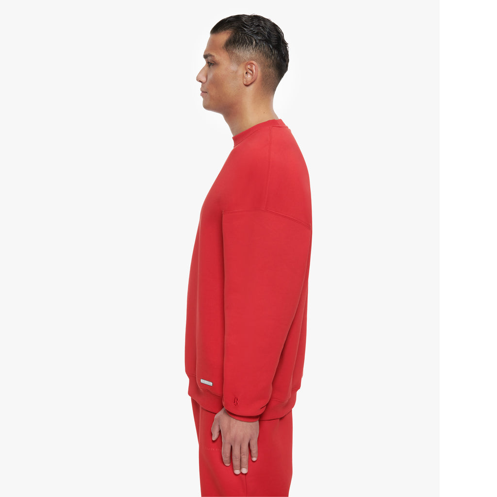 SUPER HEAVY BLANK SWEATER ADRENALINE RED