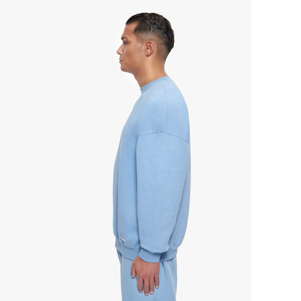 SUPER HEAVY BLANK SWEATER WASHED BLUE