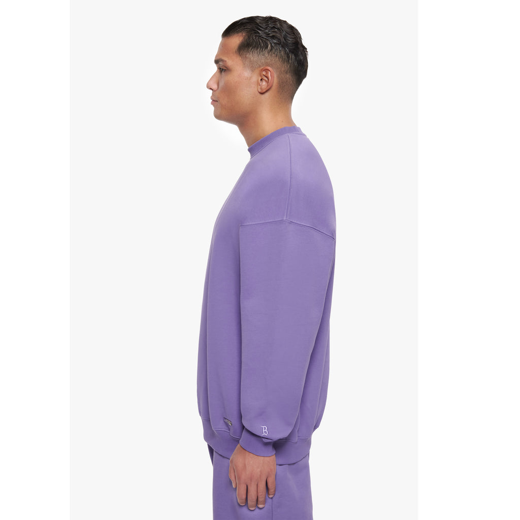 SUPER HEAVY BLANK SWEATER WASHED PURPLE