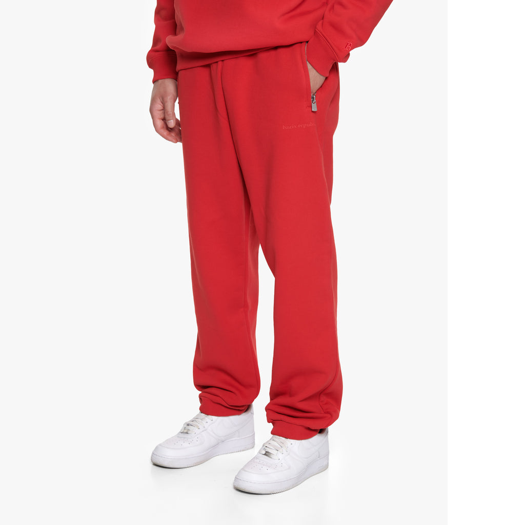 SUPER HEAVY BLANK JOGGER ADRENALINE RED